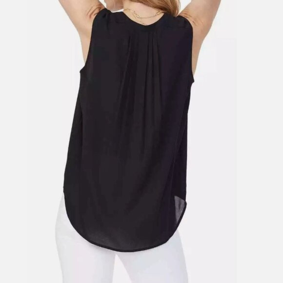 Curves 360 by NYDJ Perfect Sleeveless Blouse - Black Size Medium - Picture 2 of 10
